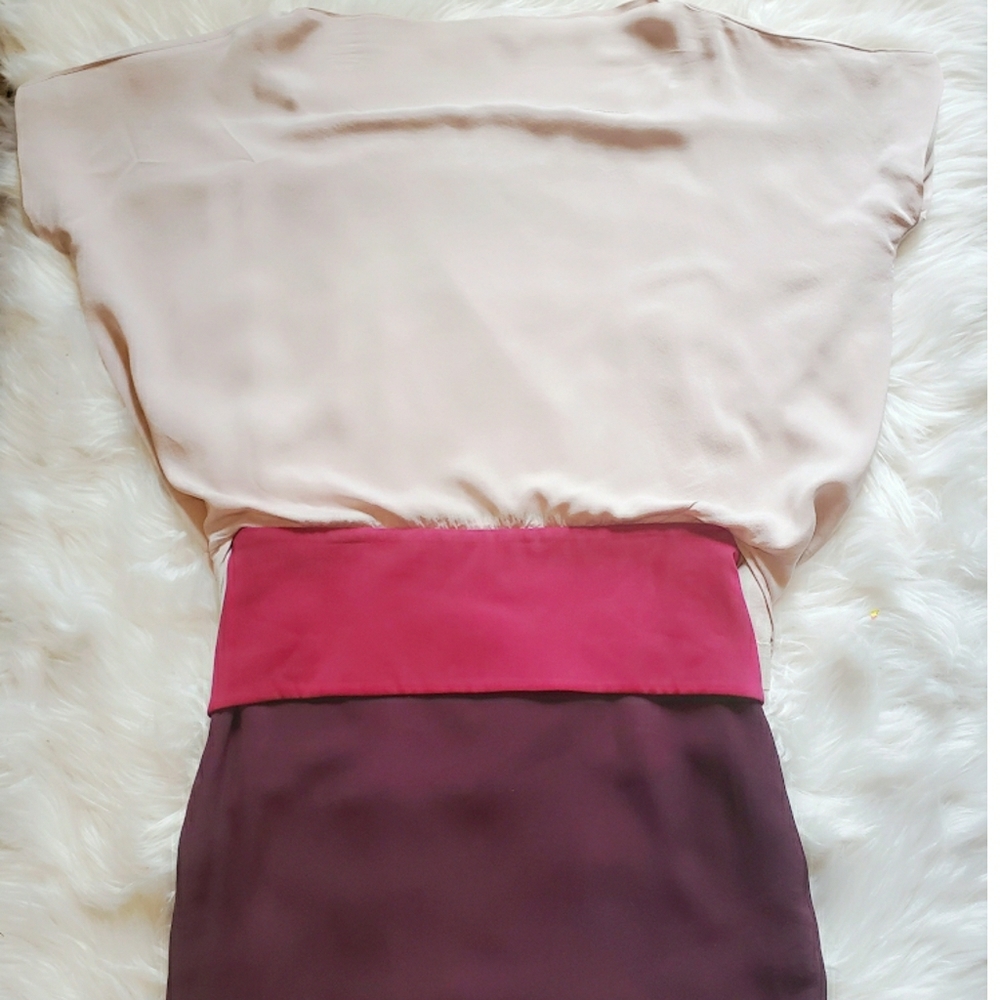 Diane Von Furstenberg  colorblock dress